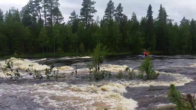Река Тумча порог Яма июль 2015 смотреть онлайн