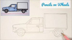 Как нарисовать машину ВИС 2345 просто карандашами Просто рисуем авто How to Draw Car VIS 2345 Simpl
