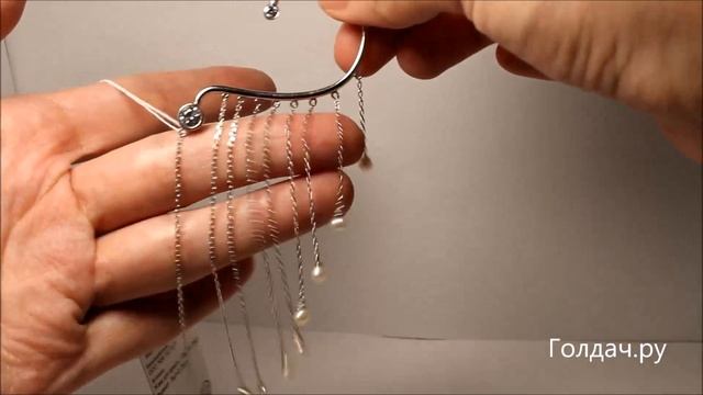 Ассиметричные серьги с жемчугом z7306406 смотреть онлайн