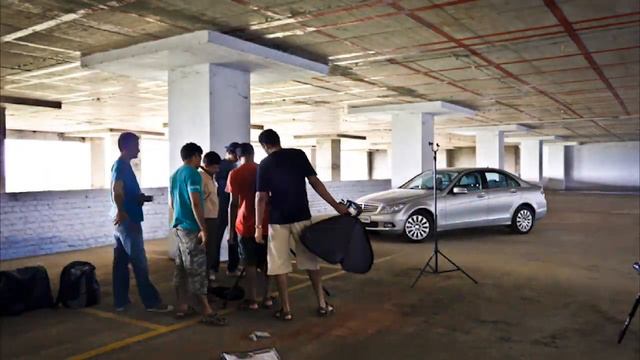 Mercedes Benz C220 Photoshoot Timelapse