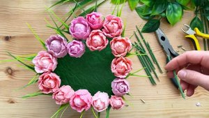 Букет из мыльных тюльпанов| Собираем композицию в коробочке|Мыльные цветы