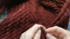 Как закрыть петли косы || Вязание