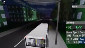 Работаю водителем автобуса паз 3205 в роблокс !