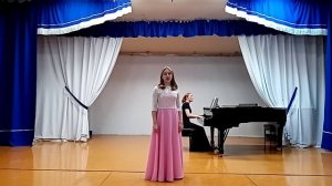 Вернер Арина, 13 лет; "Сольное академическое пение" (девочки, девушки)"; Сеяли девушки яровой хмель