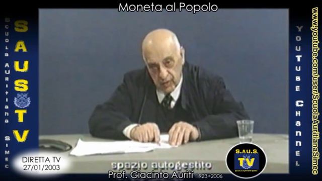 La PROPRIETÀ' popolare della MONETA - 27/01/2003 смотреть онлайн