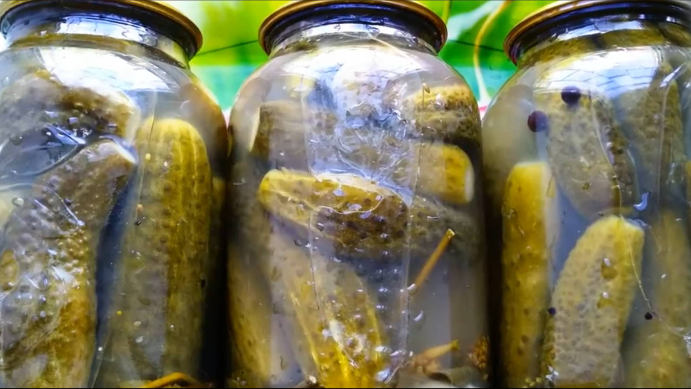 Маринованные огурцы с горчицей! Отличные, хрустящие огурчики!