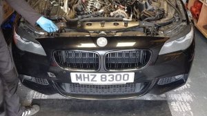 HOW TO REMOVE FRONT BUMPER & PLASTIC TRIM BMW F10 F11 N57 N47 535D 530D 525D 520D M5 528i 530i 550