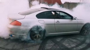 BMW 645 e63 Burnout drift