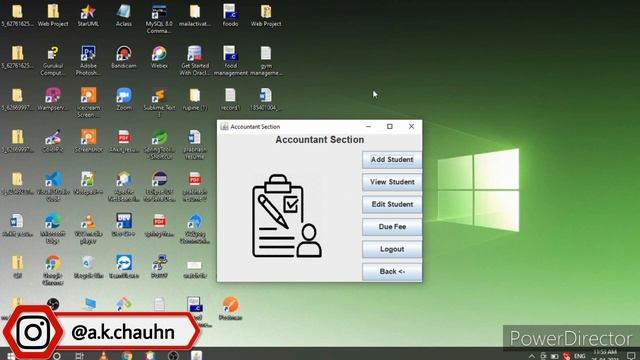 Fees Management System in java - Part 1 | Java project | Netbeans Mysql Database step by step