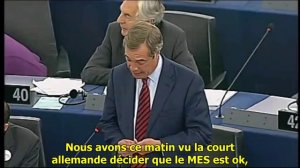 Nigel Farage: l&#8217;euro est une dictature rampante et &#233;mergente