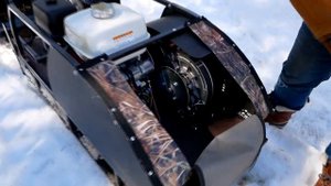 Мотобуксировщик "Алабай" в Канаде