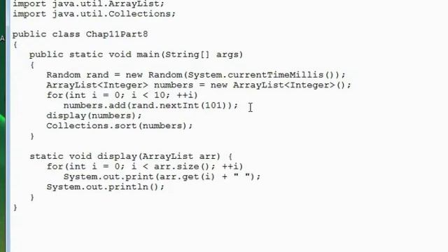 InfiniteSkills Tutorial | Java  - Sorting An Array List | Training Essentials