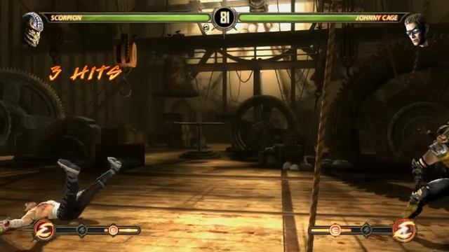 Скорпион против Джонни Кейджа. Супер битва! смотреть онлайн