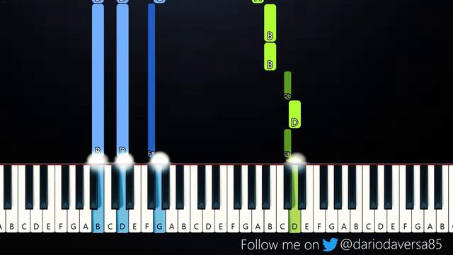 Duvet - Boa (Piano Tutorial) смотреть онлайн