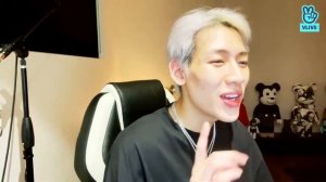 BamBam react to Ahgase song " Win This Fight " and promise to help finish it | GOT7 | vlive 뱀뱀 斑斑 |