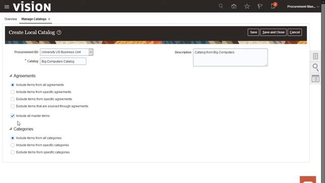 Self Service Procurement | Create a Local Catalog смотреть онлайн