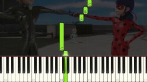 Miraculous LadyBug - We All Have the Right Theme - VERY EASY Piano Tutorial