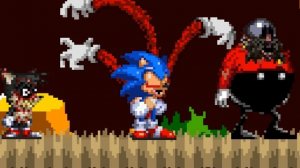 Sonic exe I can't decide (Sprite Animation)+Rus