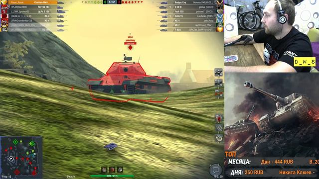 Chieftain Mk.6 в диком рандоме Wot Blitz | D_W_S смотреть онлайн