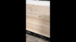 Подоконник из мебельного щита