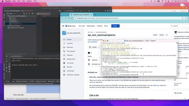 Tut#6 push code from local branch to master branch| python tutorial | python tutorial for beginner смотреть онлайн