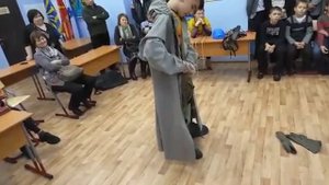 День открытых дверей на Вучетича. ОБЖ 4(3) Как надевать ОЗК