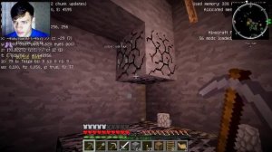 "РАЙ в minecraft" НАШЕЛ скелет ДИНОЗАВРА в новой шахте♦(ч.8)