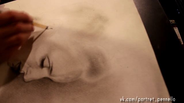 Портрет сухой кистью. Заказчица: Екатерина Елизарова смотреть онлайн