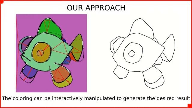 Color by Numbers: Interactive Structuring and Vectorization of Sketch Imagery