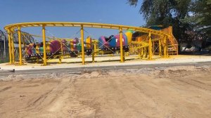 Аттракцион Катальная горка "Гусеница" Установили. Американские горки от Games Group