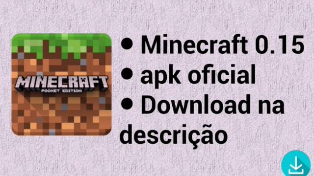 Minecraft 0.15 ( Apk oficial ) смотреть онлайн
