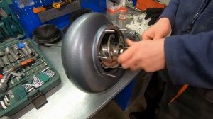 Сборка водометной насадки Tohatsu MFS20 / Mercury F20 EFI