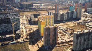 Западное Мурино с высоты птичьего полета