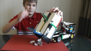 Самоделка из лего техник - Мусоровоз DAF