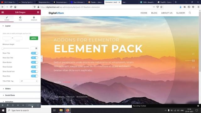 Beautiful Slider Design For your WorPpress Website | Free Elementor Slider смотреть онлайн