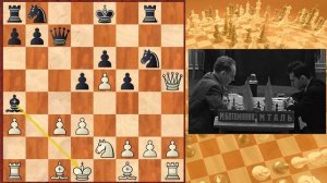Ботвинник – Таль, 1960. Партия № 1 матча за звание чемпиона мира.