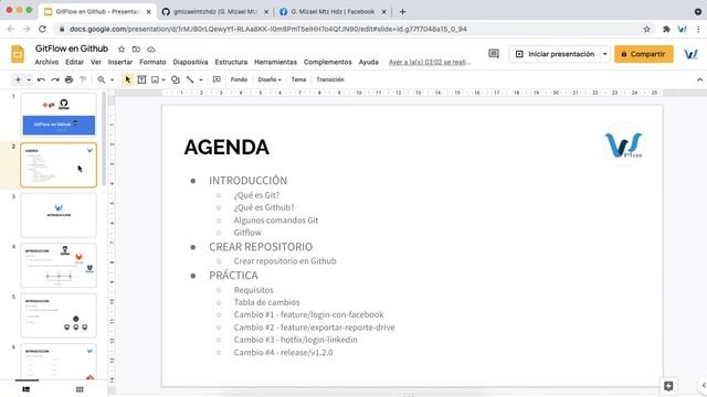 0.0 - GitFlow en Github - AGENDA смотреть онлайн