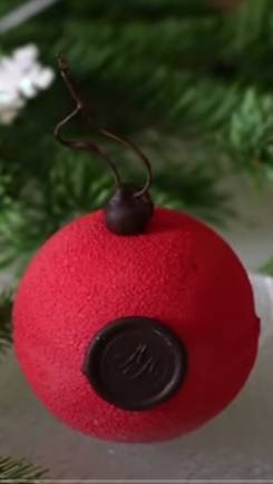 Муссовое Пирожное ⭐️НОВОГОДНИЙ ШАРИК⭐️Рецепт