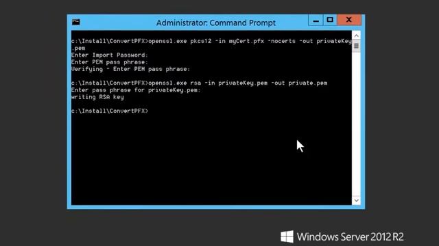 How to Convert PFX to be Used with Apache Server смотреть онлайн
