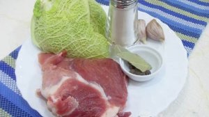 Мясо с савойской капустой