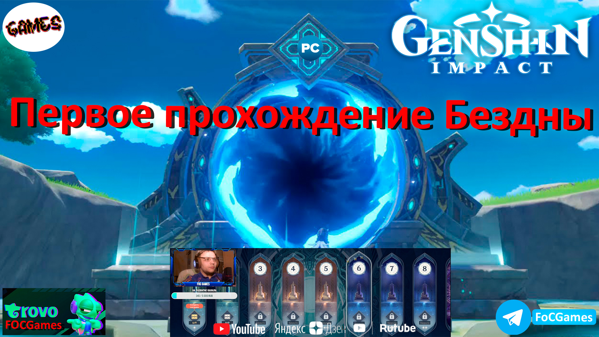 Первое прохождение бездны f2p ➤ 2 этаж ➤ Genshin Impact➤Геншин Импакт ➤ ПК ➤ FoC Games