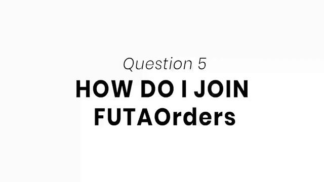 An Interview With The Team Lead FUTAOrders смотреть онлайн