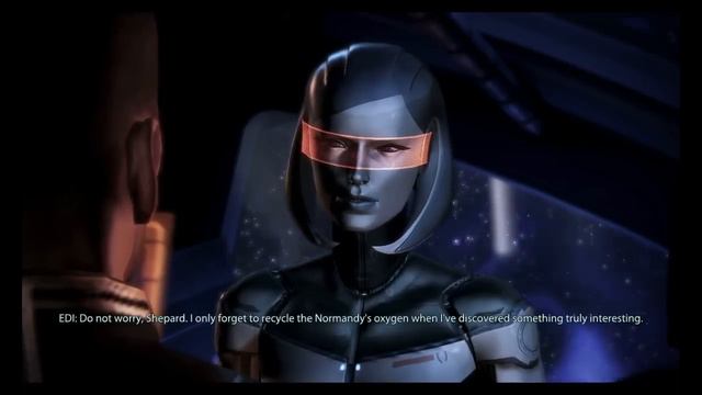 Funny EDI moment when shepard asks about her preferences смотреть онлайн