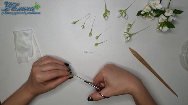 Как я делаю жасмин из полимерной глины!?