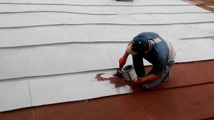 Покрасить крышу