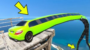 СПУСК БЕЗ ТОРМОЗОВ НА САМОЙ ДЛИННОЙ ЧИТ ТАЧКЕ С ГОРЫ В ГТА 5 МОДЫ! ОБЗОР МОДА В GTA 5 ВИДЕО