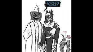 Hazbin Hotel - Монашка Аластор и Поп Вокс