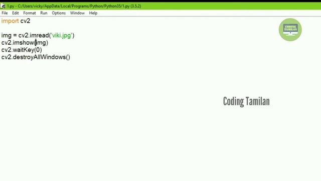 #5 How to Read and Write Image in Python | Read and Write Image in OpenCV Python Tamil Tutorial