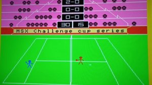 3D Tennis. MSX. Проф реакция.