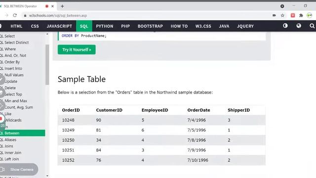 W3Schools Online Web Tutorials | W3schools | W3Schools SQL